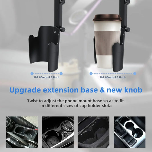 Car Cup Holder Phone Mount Universal Adjustable Stand