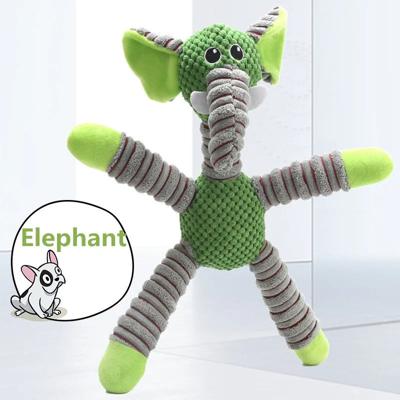 Indestructible Large Dog Sound Squeaky Toys Animals