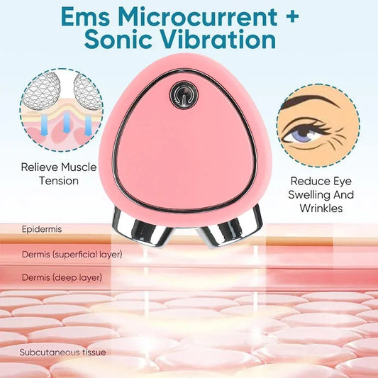 EMS Face Lifting Device Facial Microcurrent Roller Massage