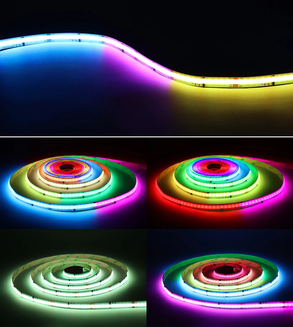 RGB LED Strip Light Addressable SPI Dream Flexible Ribbon Tape