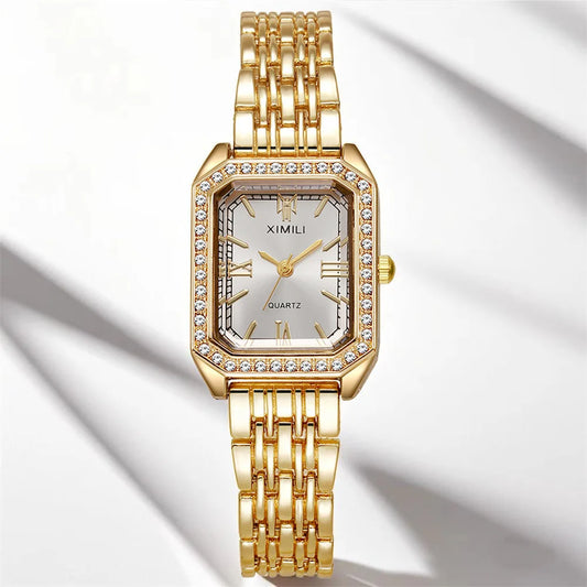 Light Luxury Brand Watch Women Business Simple Diamond