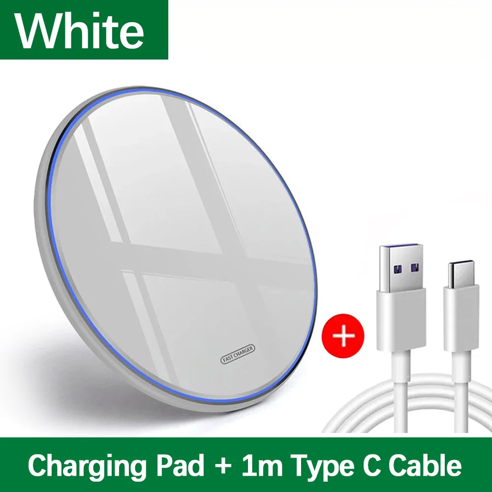 30W Wireless Charger Pad Phone Chargers Induction Fast Charging