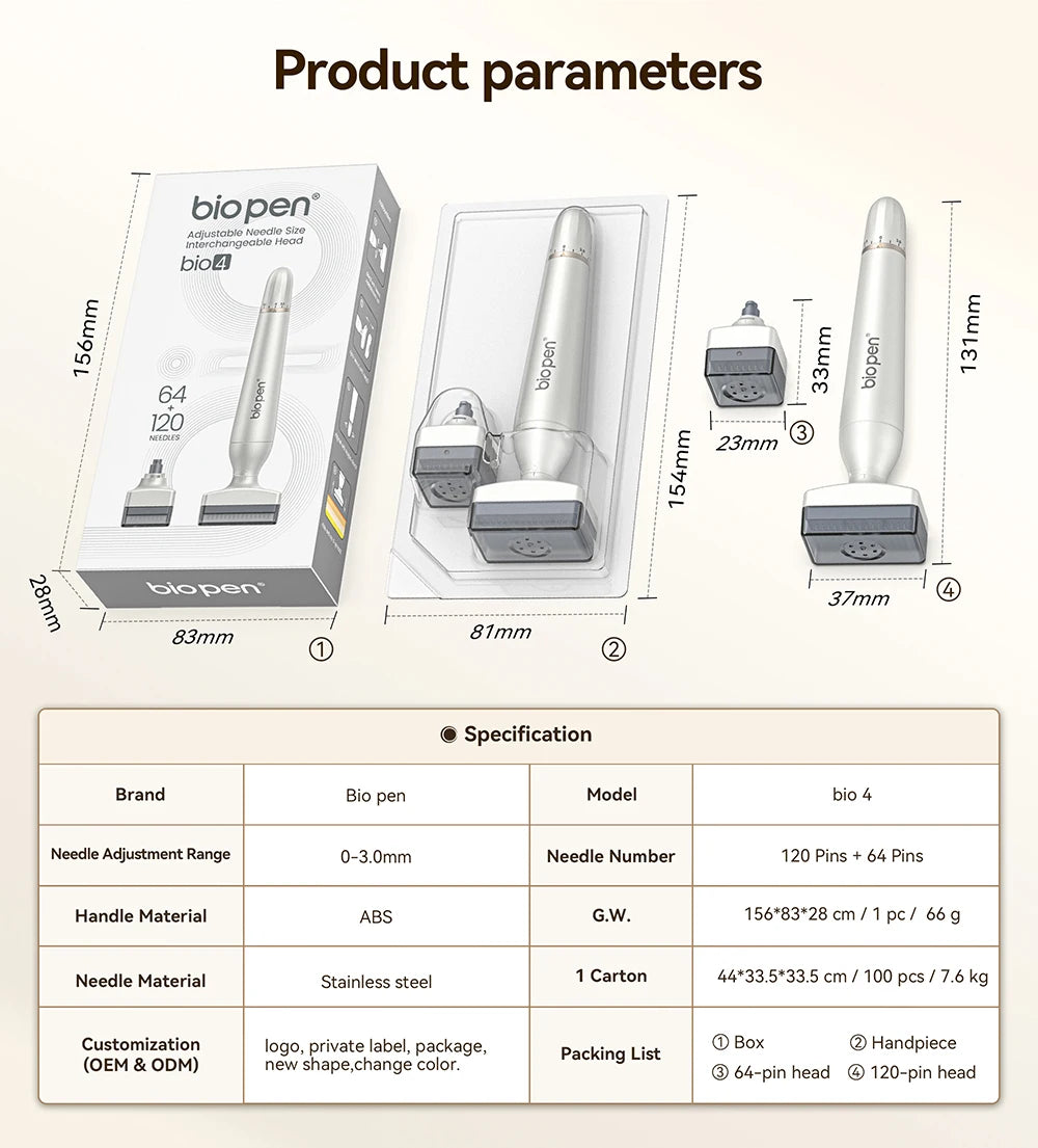 Adjustable 2In1 0.25mm Derma Stamp microneedle