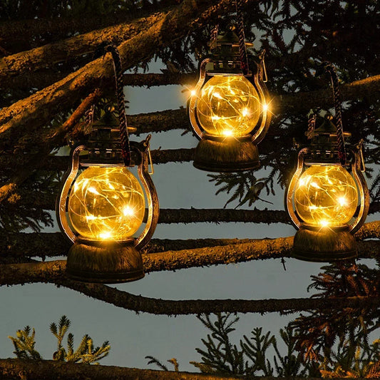 Vintage Style Oil Lamp LED Night Light Decorative Lamp