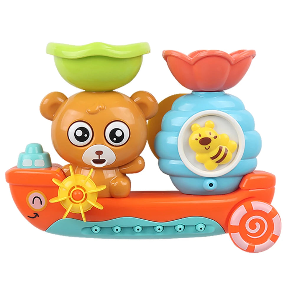 Baby Bath Toy Wall Sunction Cup Track Water Games
