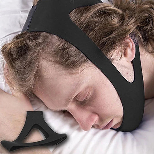 Adjustable Anti Snoring Strap Snore Relieve For Sleep