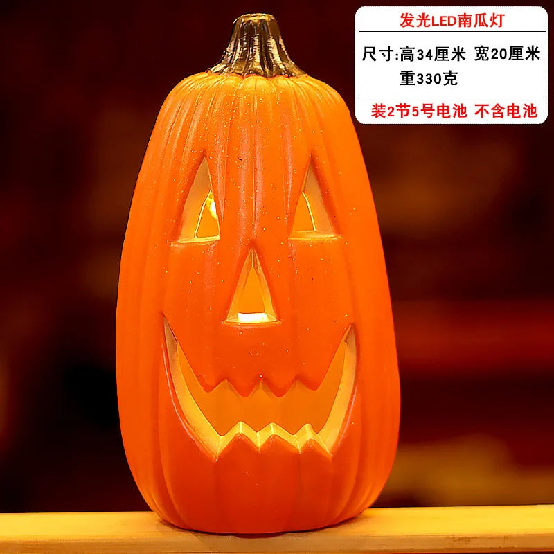 1Pc Decorative Pumpkin Halloween Props Lantern