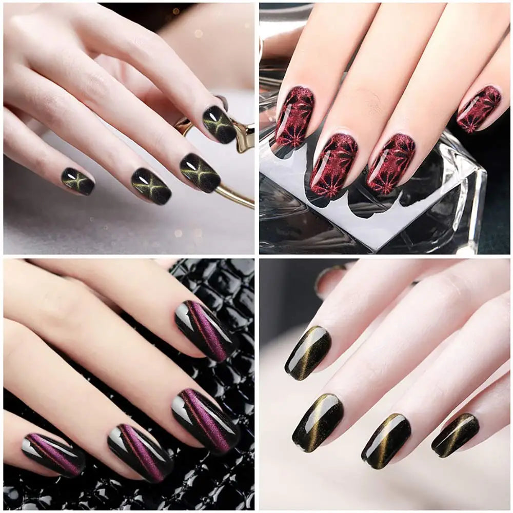 Magnet Set Magnetic UV Gel Nail Polish Magnet Pens 3D