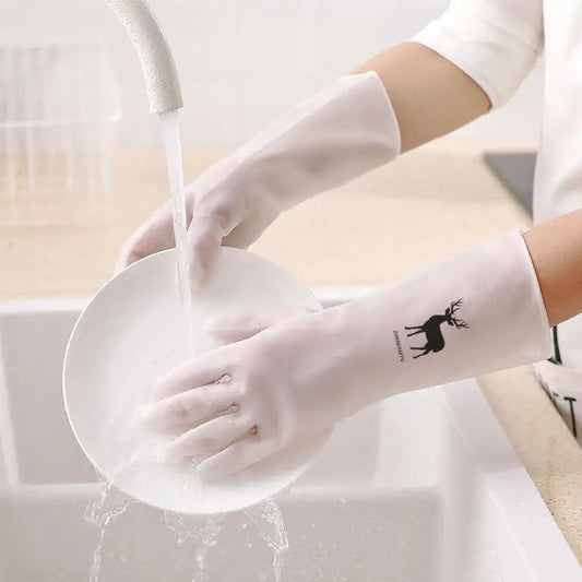 Waterproof Rubber Latex Housework Cleaning Gloves