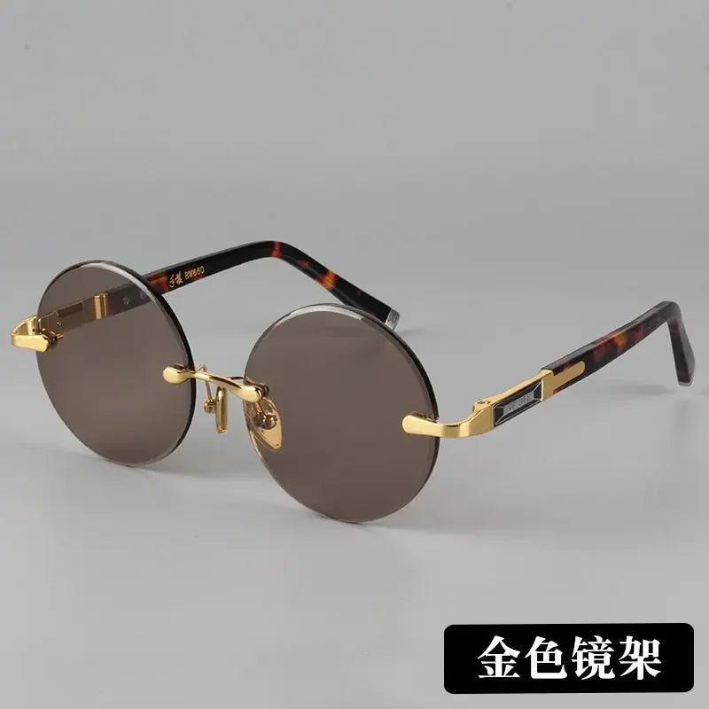 Men's Resin Sunglasses Frameless UV400 Sunglasses