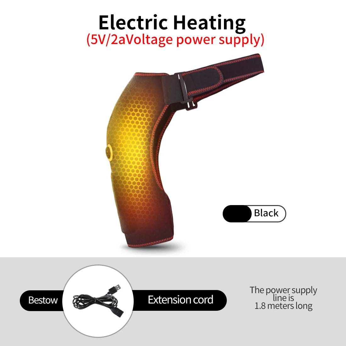 Electric Shoulder Massager with Heating Pad Vibration