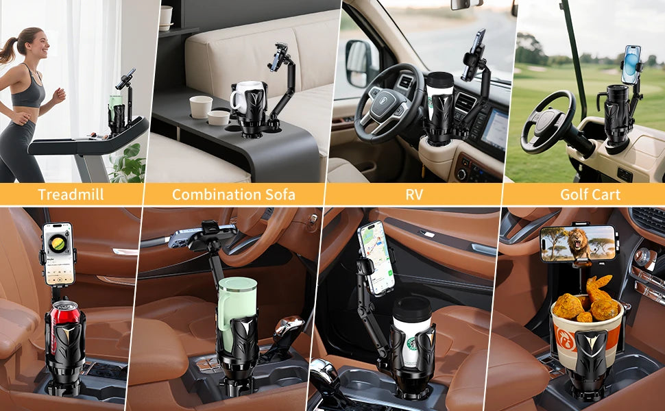 Car Phone Holders Adjustable Car Cup Holder Expander