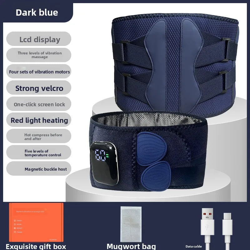 Heated Waist Belt, Hot Compress Infrared Double Motor