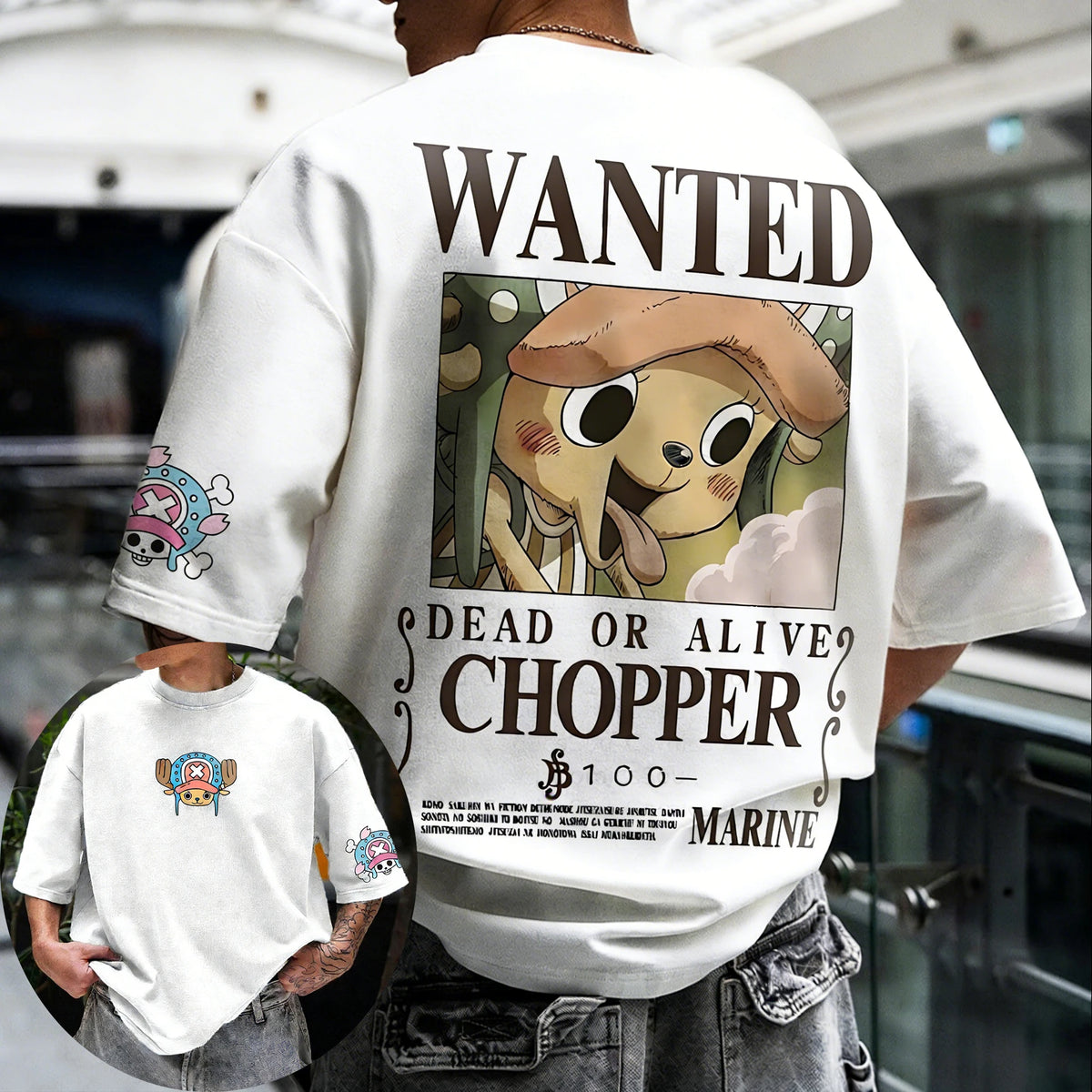 ONE PIECE Anime Chopper Joint Cotton T-shirt Summer