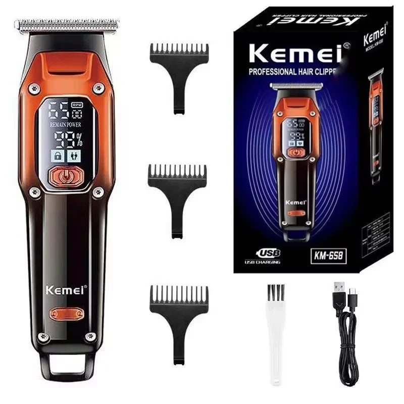 Original Kemei Barber Hair Trimmer Professional For Men