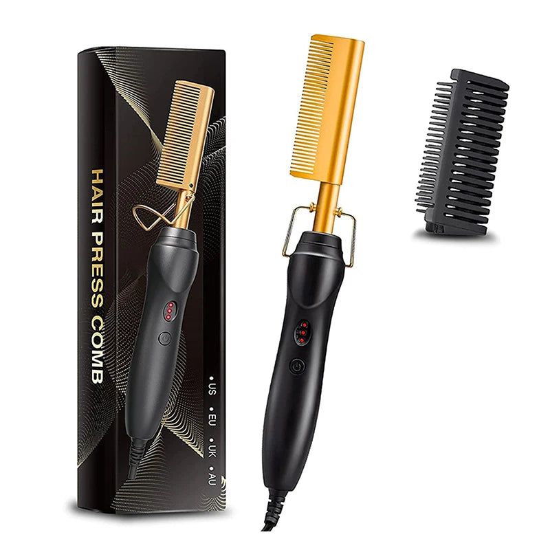 Hot Comb Straightener Electric Hair Straightener