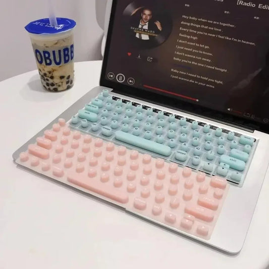 Silicone Laptop Keyboard Film Long Nails Convenien Key Caps
