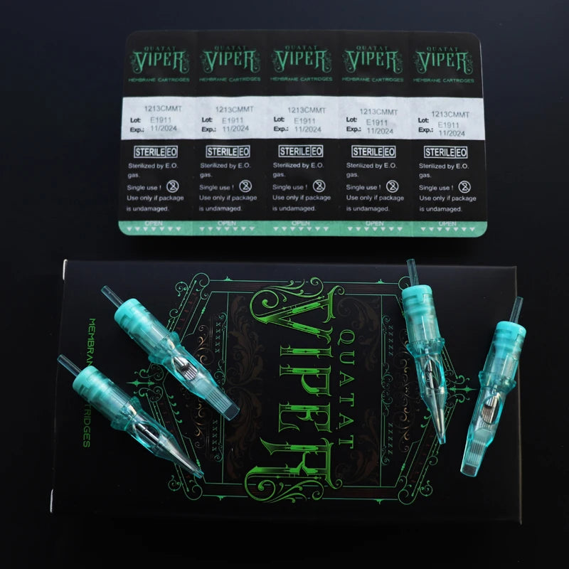 Green VIPER PMU SMP Tattoo Cartridge Needle