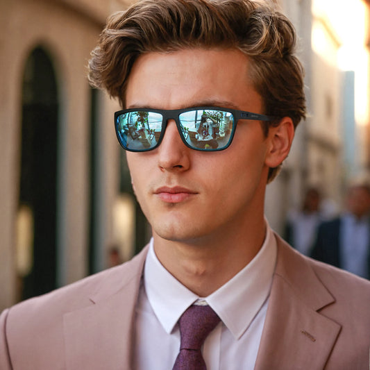 Polarized Sunglasses for Men Shades Lightweight TR90 Frame