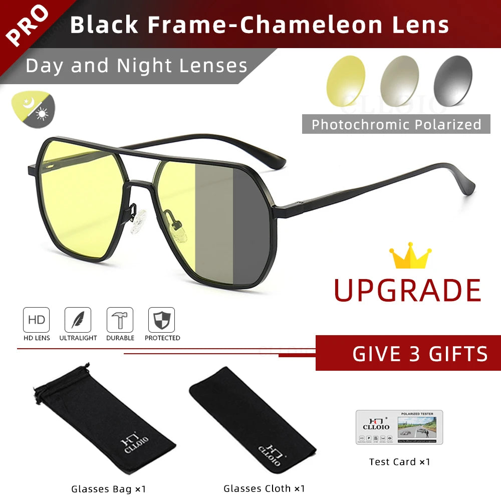 CLLOIO Anti-glare Day Night Vision Glasses Polarized