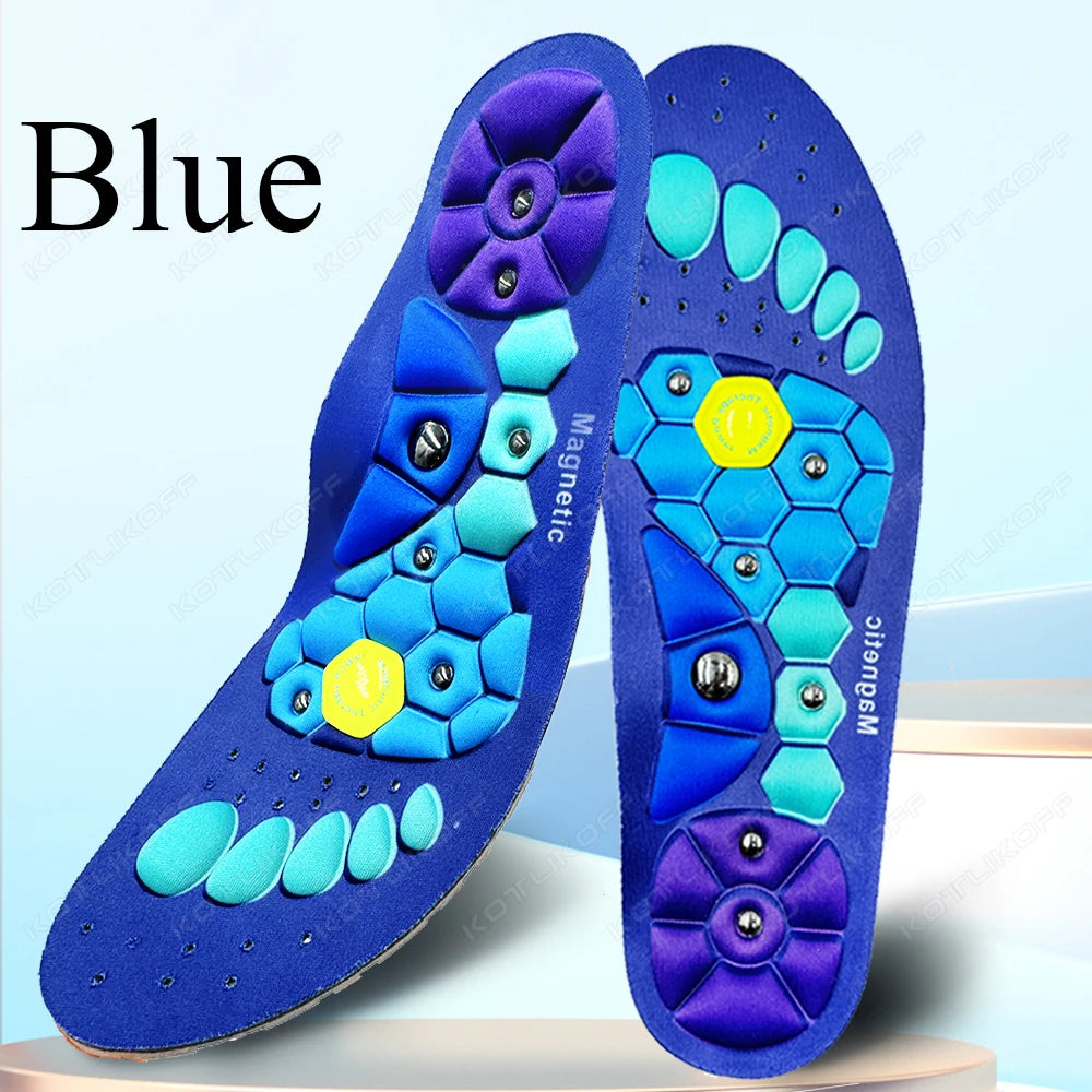 Medical Magnetic Therapy Sports Insoles Massage Foot