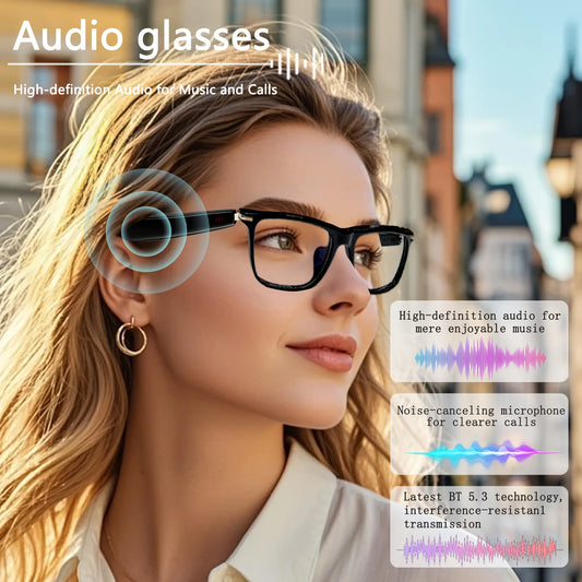 AI Translation Smart Glasses with photochromic lenses