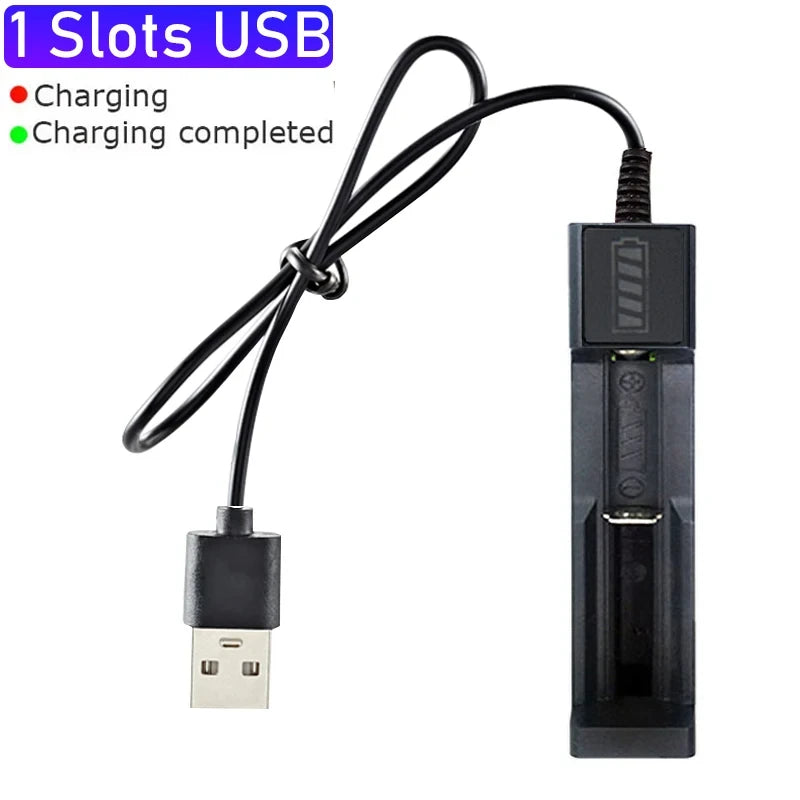 Battery Charger Rechargeable Lithium Battery USB Charger