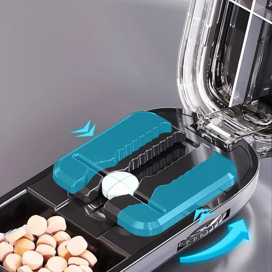 New Quartering Pill Cutter Storage Box Medicine