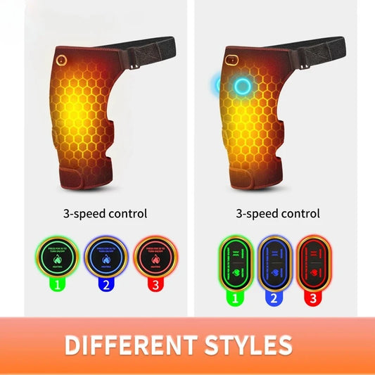 Cordless Heated Hip Support Brace with Massager Relief