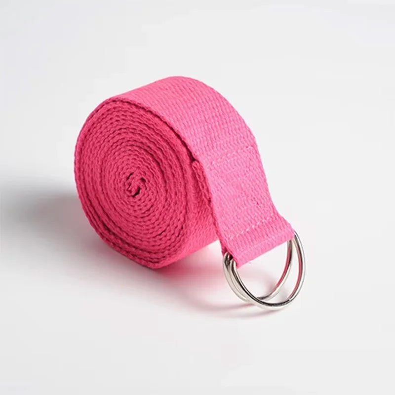 Yoga Strap Cotton Exercise Yoga Belt Adjustable