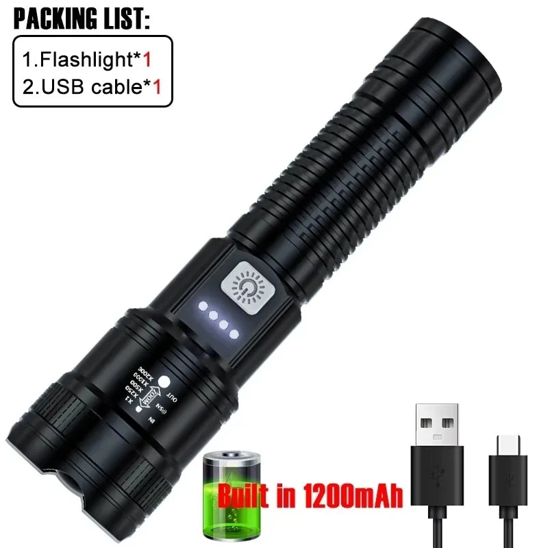 High Strong Power Led Flashlights Tactical Torch