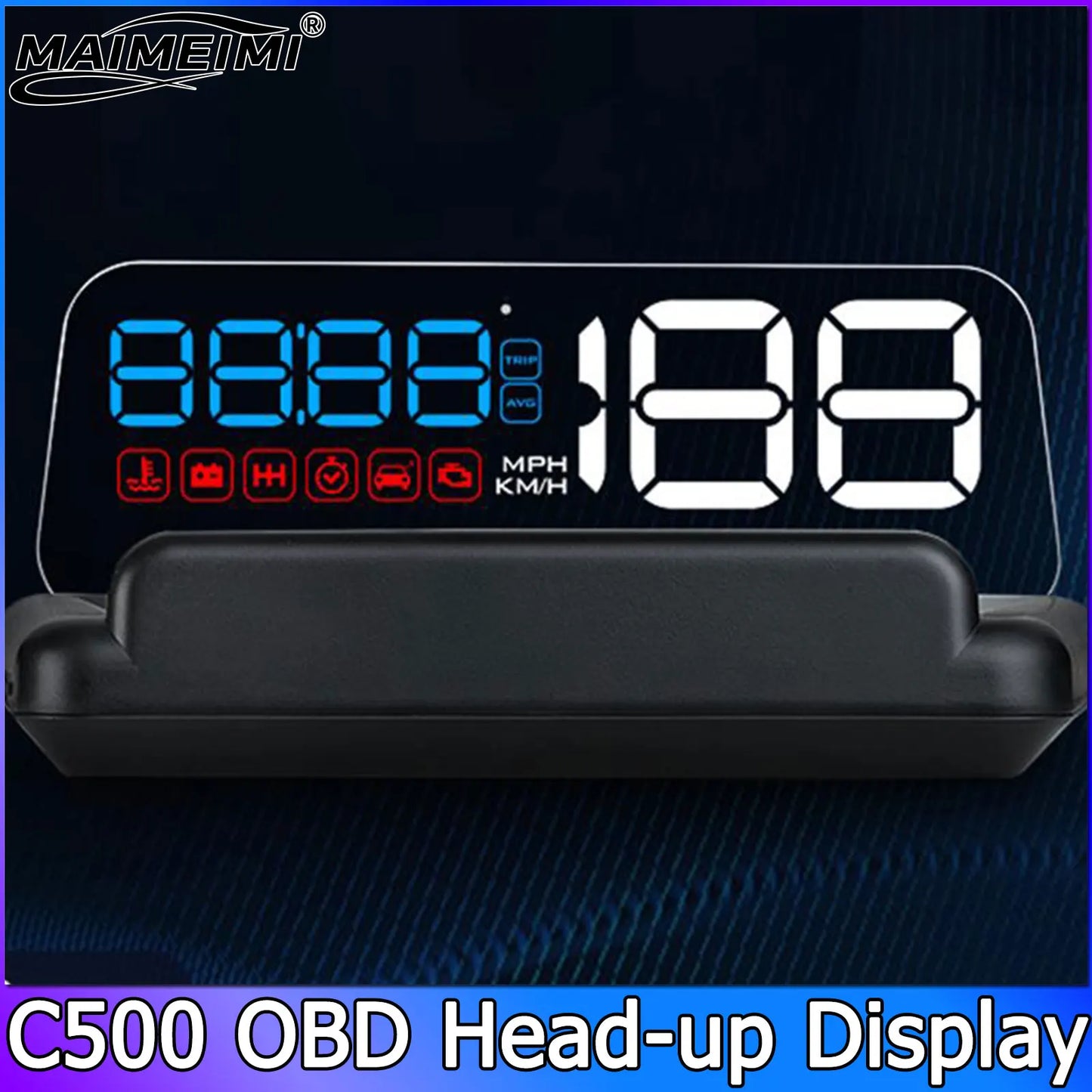 Gauge Display Car Head Up LCD Car Digital Odometer