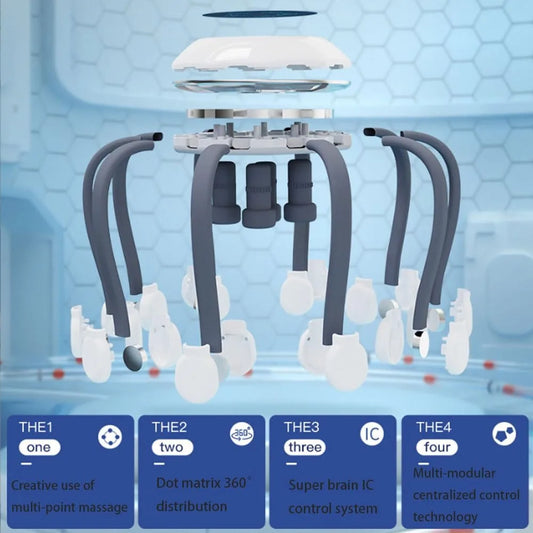 Octopus Claw Eight Claw Massager USB Charging Therapeutic