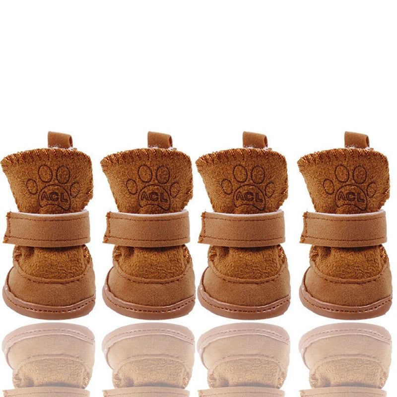 Pet Shoes Winter Warm Shoes Walking Sneakers
