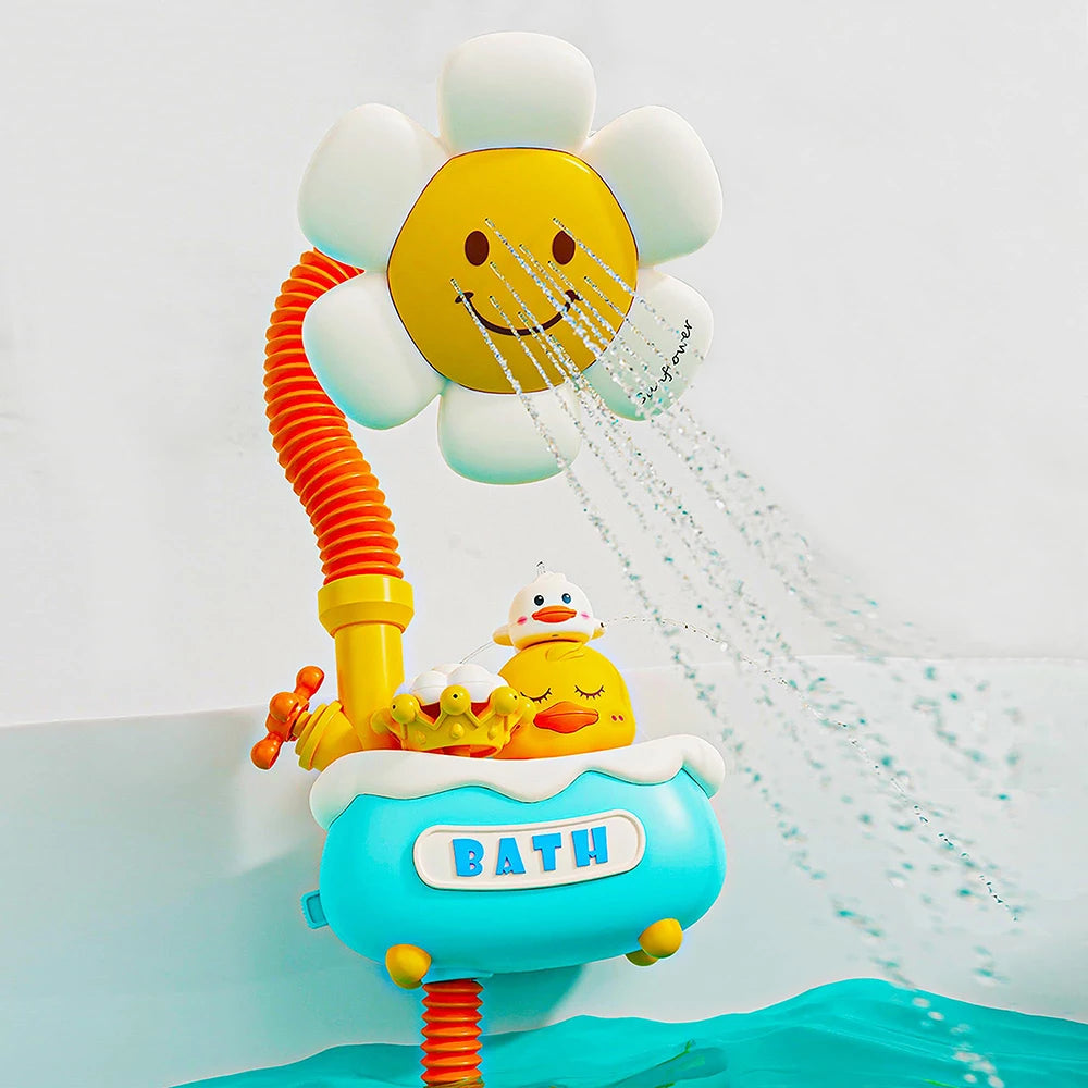 New Baby Bath Kids Toys Rainbow Shower Pipeline