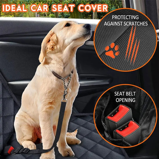 Dog Car Rear Seat Protective Cover Waterproof Dirt Resistant Pet Seat Cover