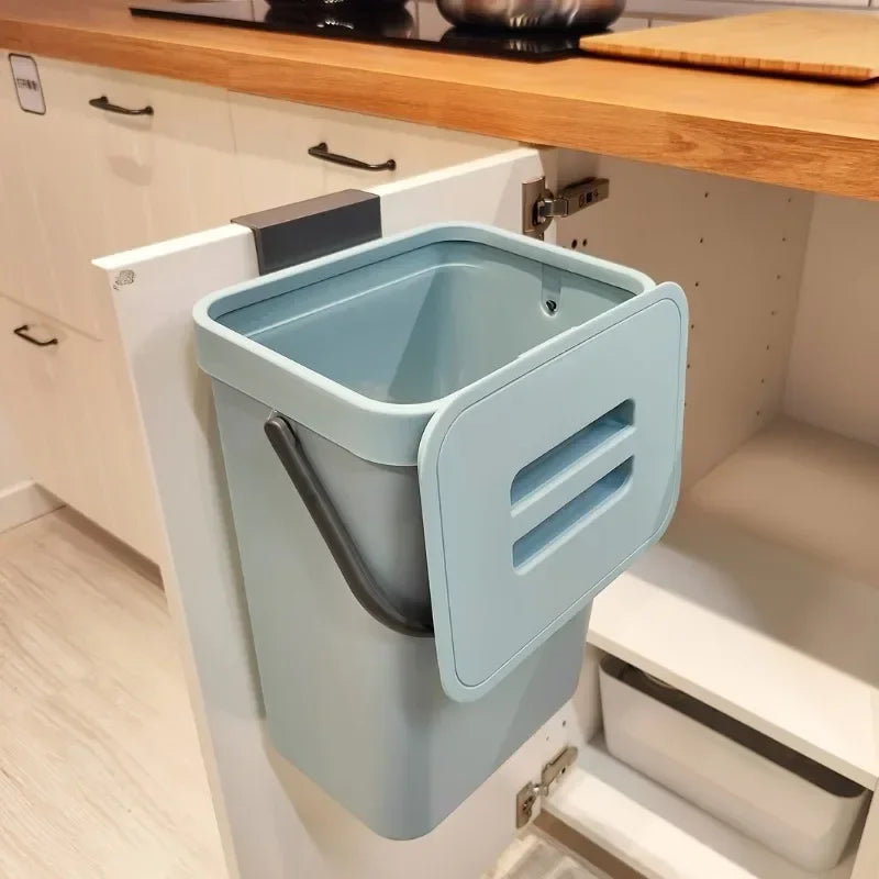 Small Plastic Trash Can Hanging Small Trash Can with Lid