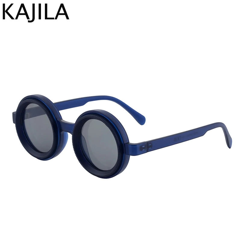 Polarized Small Frame Round Steampunk ND9 Adjustable