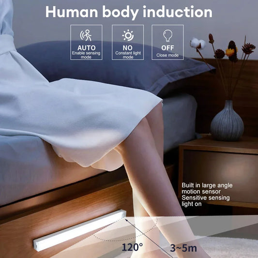 LED Motion Sensor Light Wireless LED Night Light For Kitchen