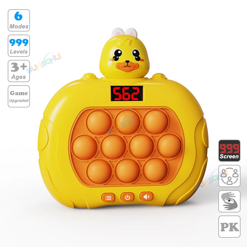 Electronic Pop Light Up Game Handle Toys for Children