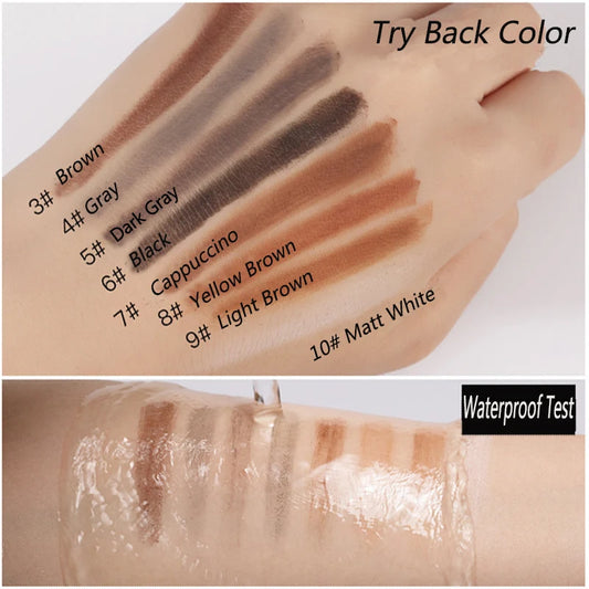 Pull Eyebrow Pencil Black Makeup High Quality Wild Line