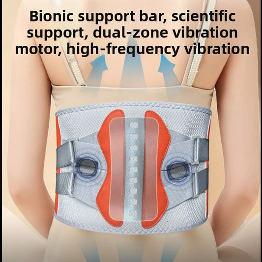 Heated Waist Belt, Hot Compress Infrared Double Motor