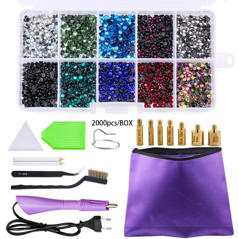 QIAO Hotfix Rhinestones Applicator Tools DIY Craft