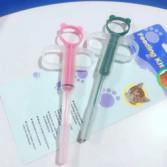 Pet Medicine Feeder Dispenser Cat Tablet Syringe Feeder