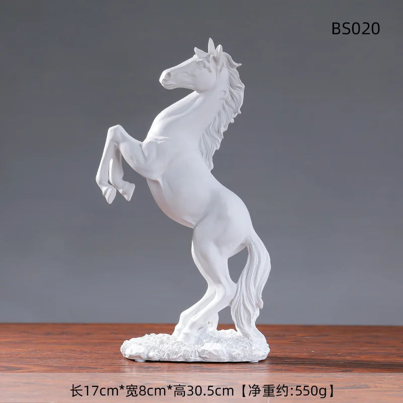 Home Resin Victory Horse Statue Animal Figurines