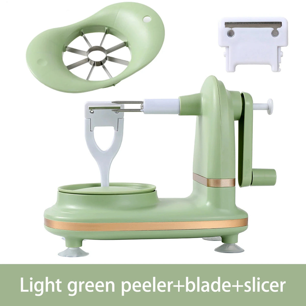 3-in-1Hand-cranked Rotating Fruit/Vegetable Peeler