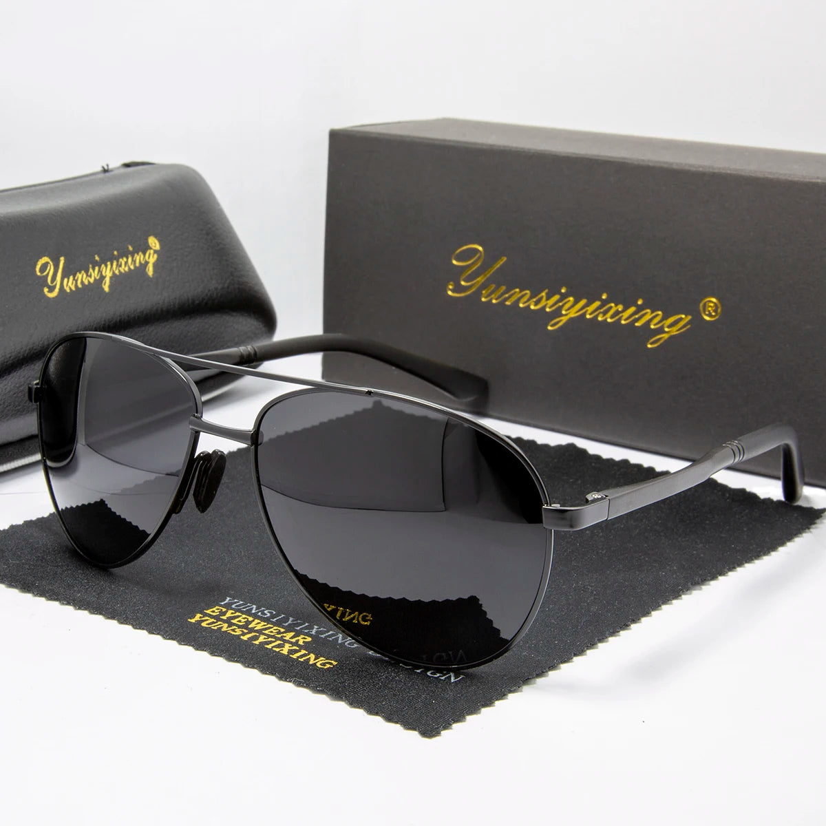 YSYX Pilot Polarized Sunglasses Men Classic Vintage