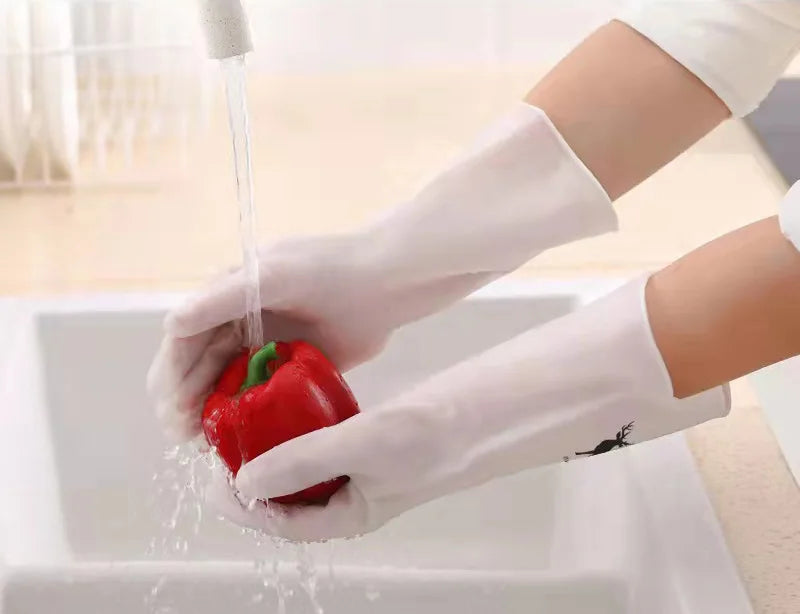 Waterproof Rubber Latex Housework Cleaning Gloves
