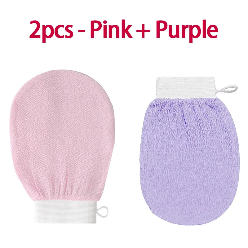 Exfoliating Gloves Dead Skin Scrubber Shower Gloves Bath Towel