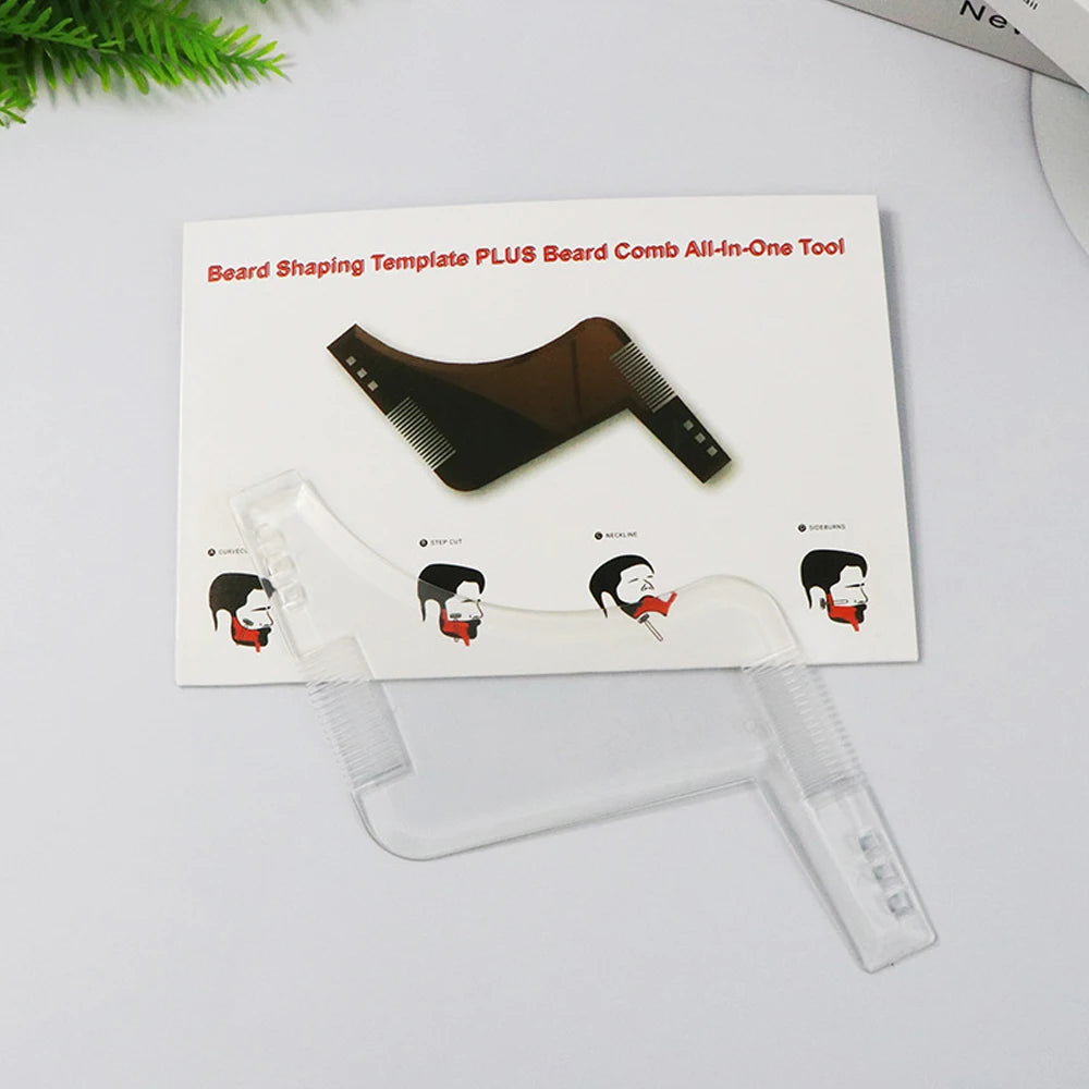 Men Beard Comb Beard Care Template Beard Brush